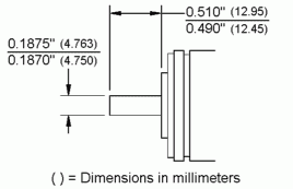 R11 RESOLVER ALTERNATE SHAFT OPTION 