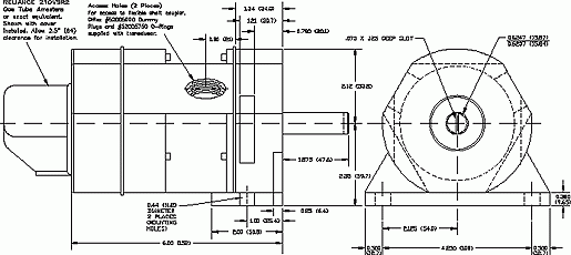 DC425 - Foot Mount with Gas Tube Arrestor