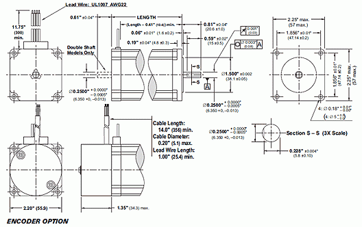 SM2340 - Size 23 NEMA rated stepper motor